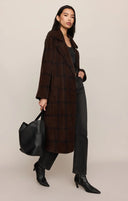 Crosby Plaid Cocoon Coat