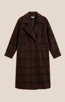 Crosby Plaid Cocoon Coat